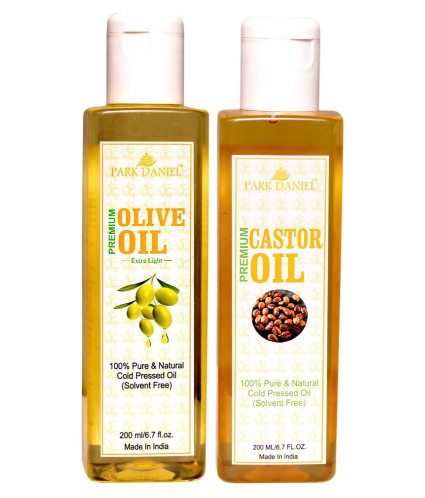     			Park Daniel 100% Pure & Natural Olive & Castor Oil Hair Oil 200 mL Pack of 2