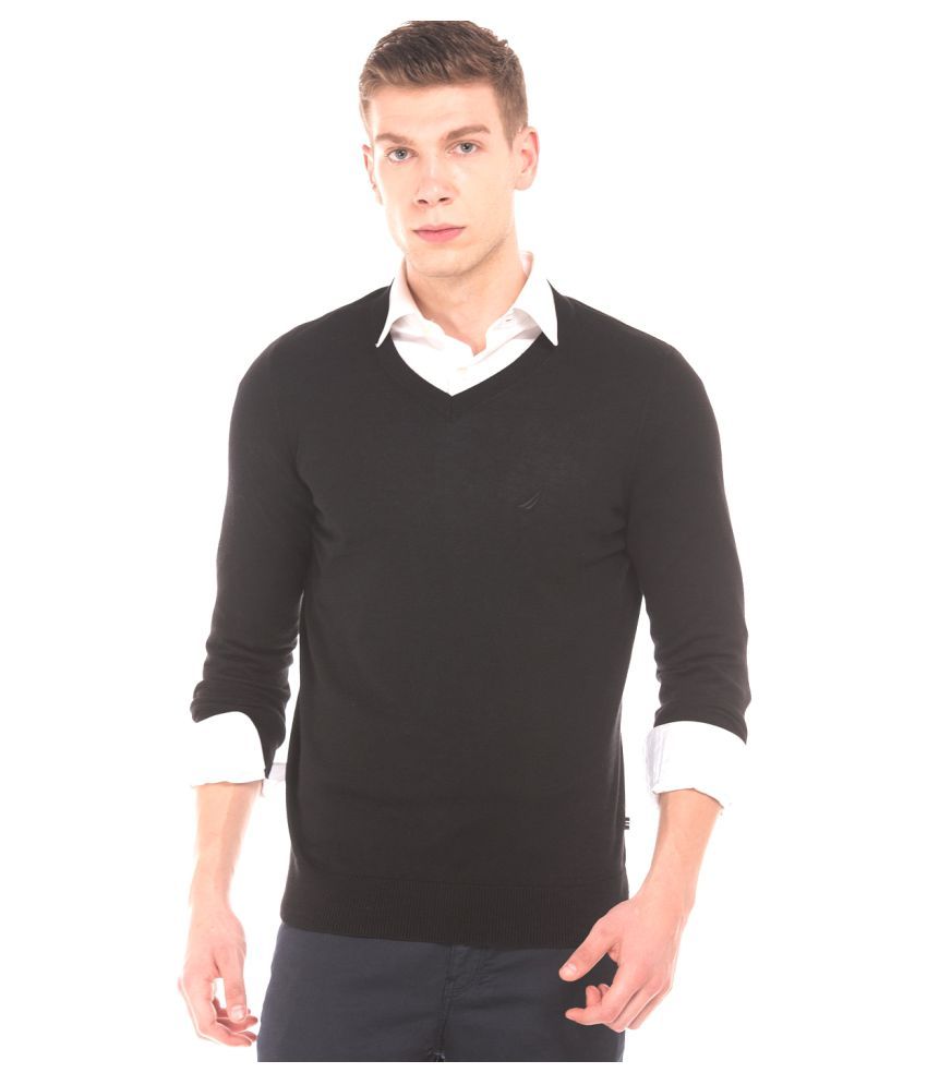 nautica v neck sweater