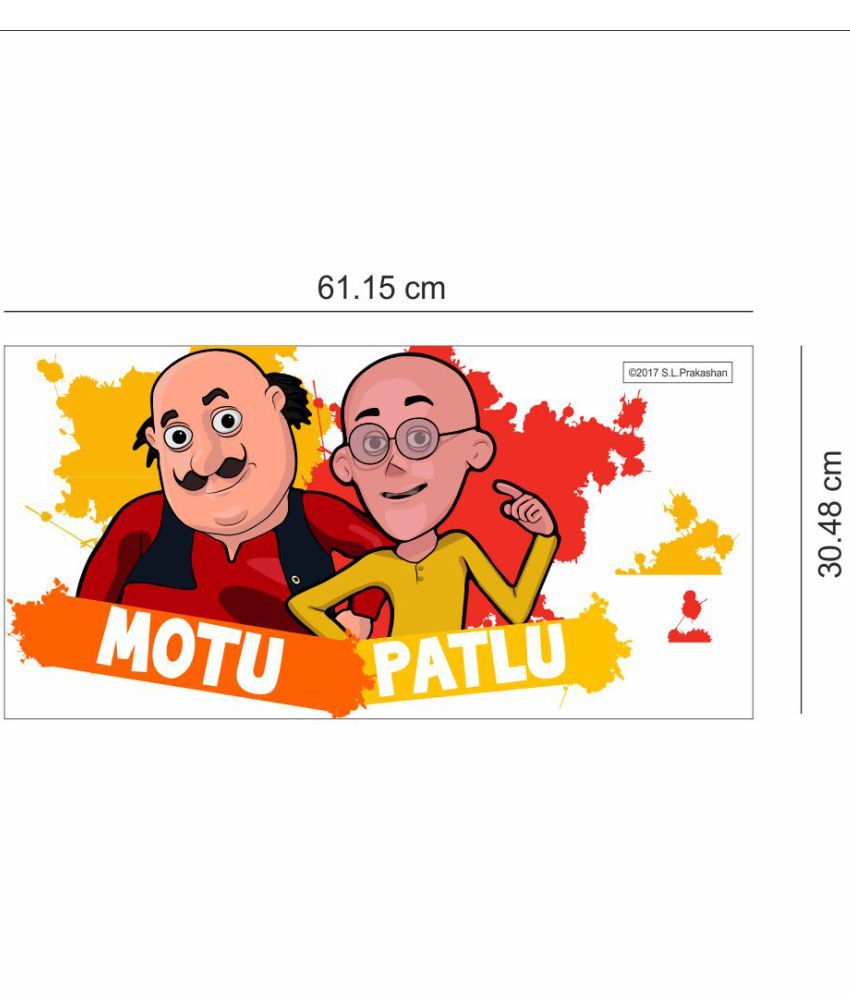 Asian Paints MotuPatlu buddies pose for U on bright background Cartoon  Characters Theme PVC Sticker - Buy Asian Paints MotuPatlu buddies pose for  U on bright background Cartoon Characters Theme PVC Sticker