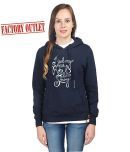 Campus Sutra Blue Cotton - Fleece Non Zippered