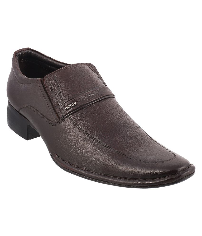 mochi brown formal shoes