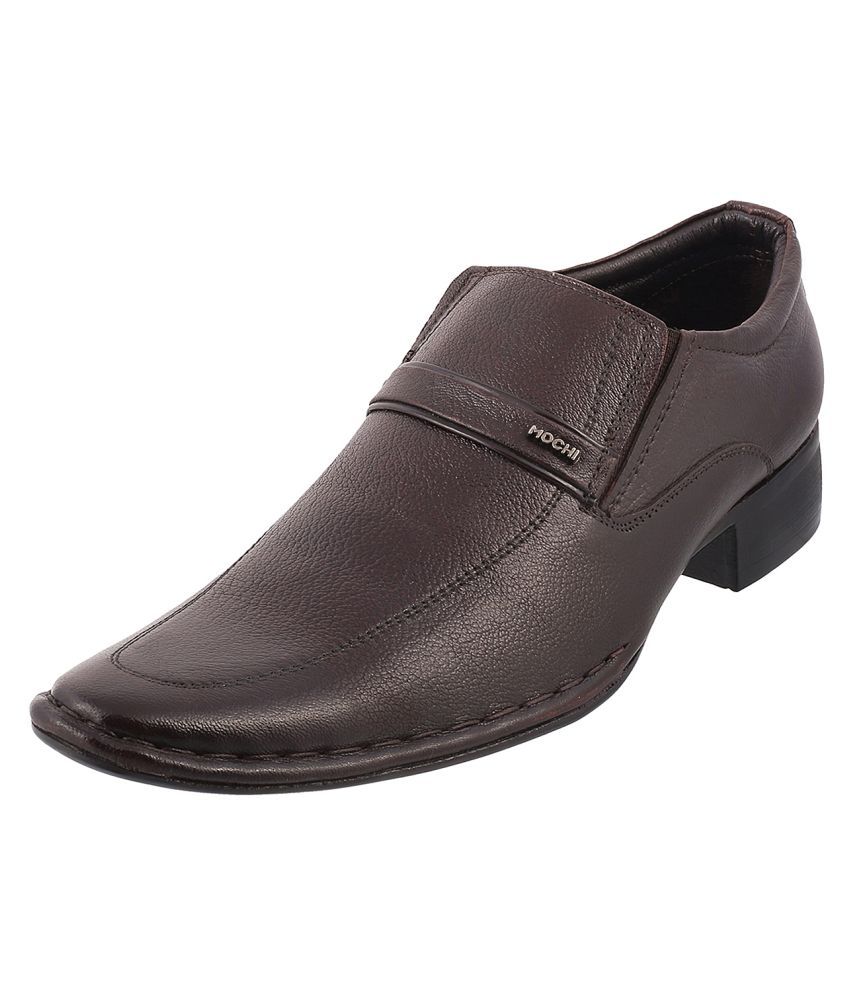mochi brown formal shoes