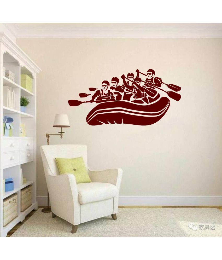     			Decor Villa Boat sports Super Hero Theme PVC Sticker