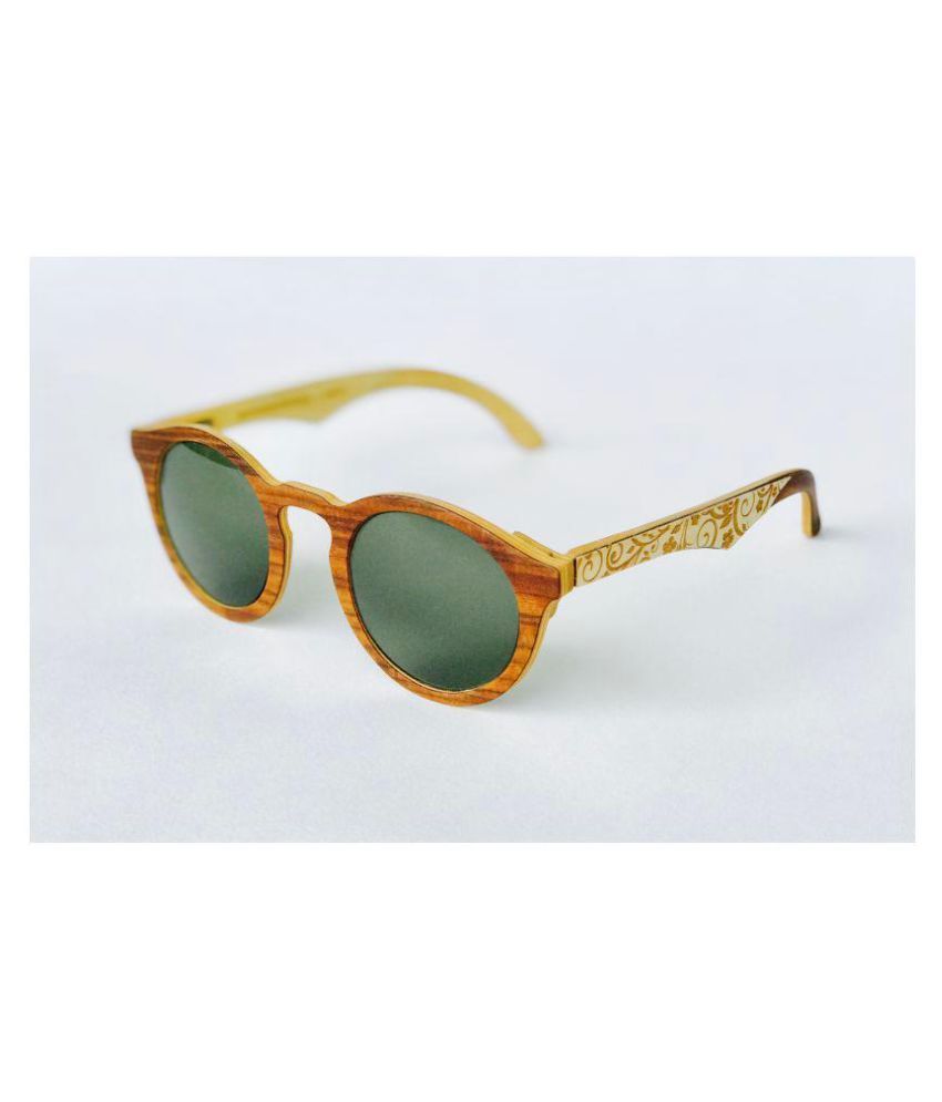 conifers Bottle Green Round Sunglasses ( 101 ) Buy conifers Bottle