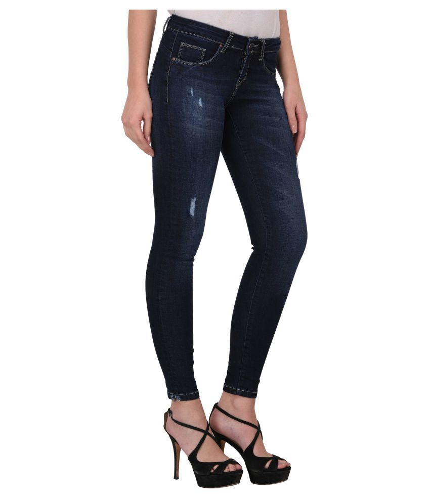 Ash&roh Denim Lycra Jeans - Blue - Buy Ash&roh Denim Lycra Jeans - Blue ...