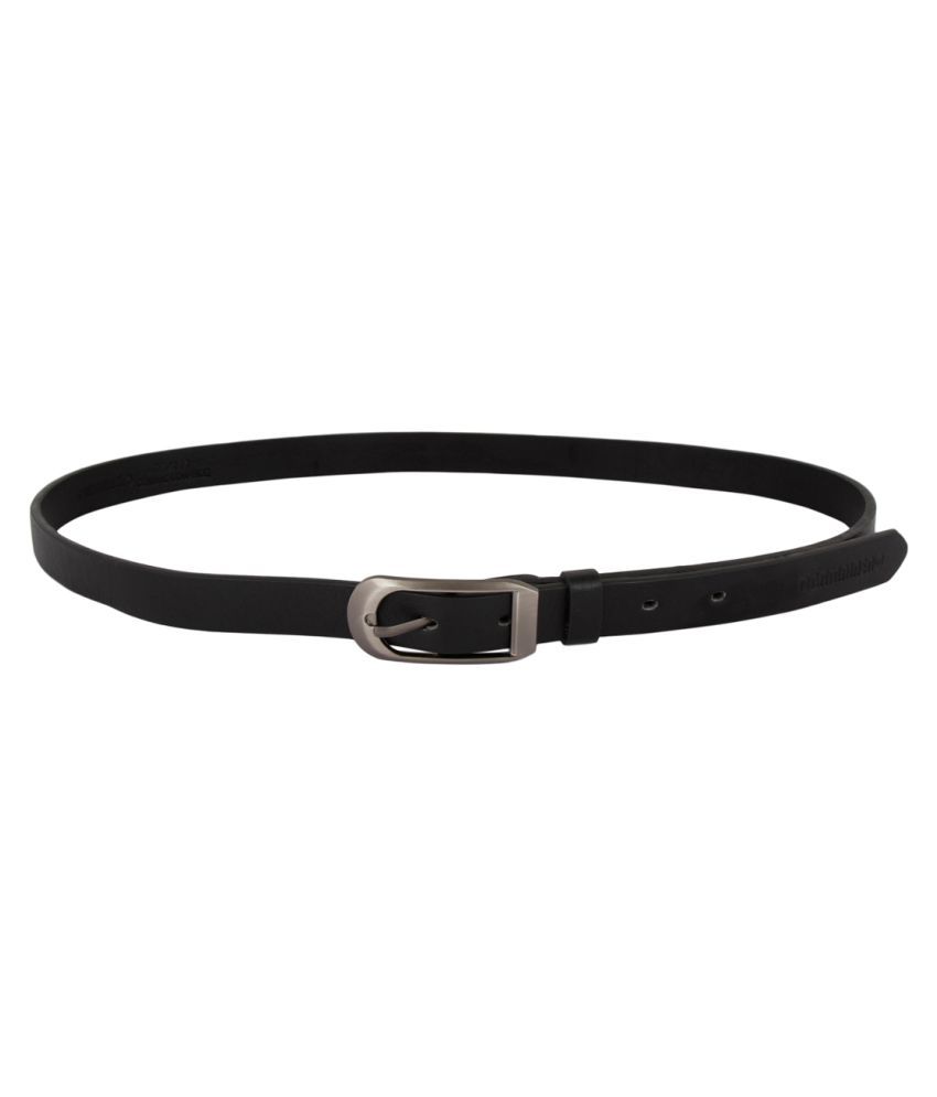 Lurap Black Faux Leather Casual Belt: Buy Online at Low Price in India ...