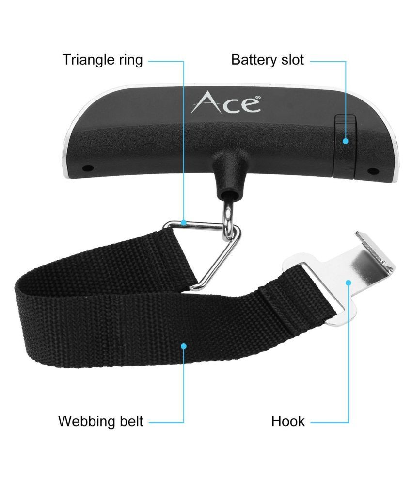 Ace Digital Luggage Weighing Scales Weighing Capacity - 50 Kg: Buy Ace ...