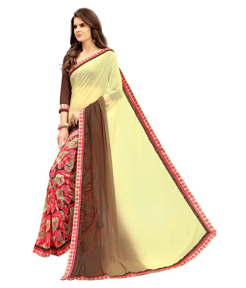 snapdeal designer sarees party wear