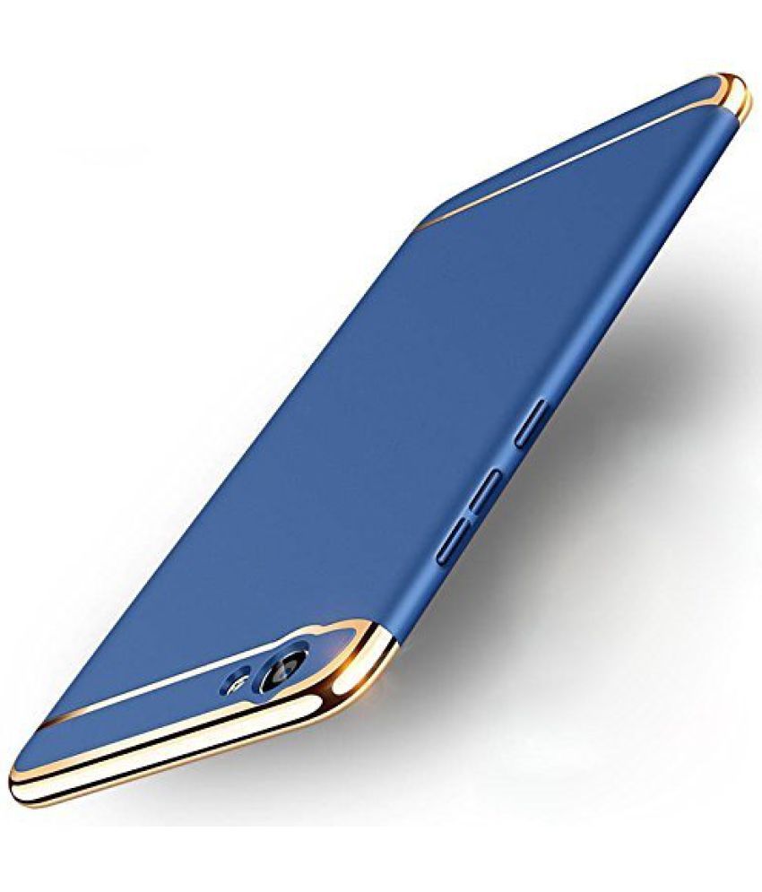 Oppo F3 plus Plain Cases Tidel - Blue - Plain Back Covers Online at Low ...