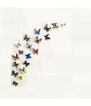 Jaamso Royals Wall Sticker -3D Butterfly Nature Theme PVC Sticker