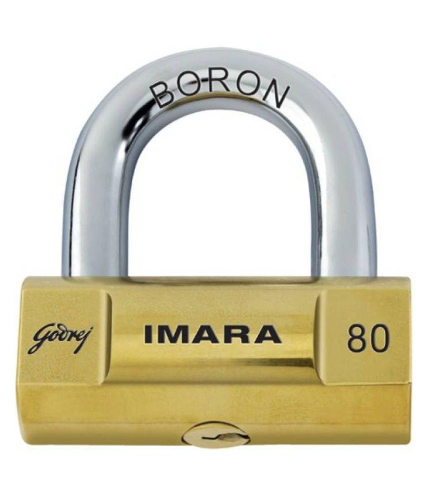Buy Godrej Imara 80 mm Padlock with 3 Keys Online at Low Price in India