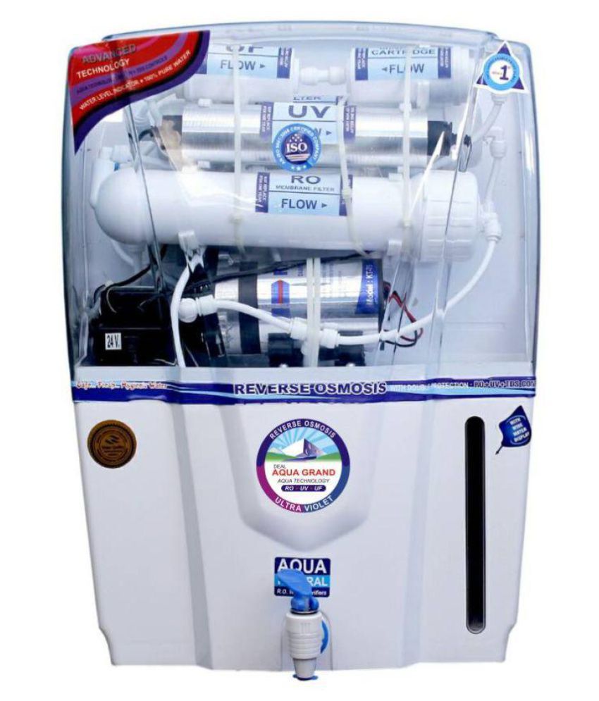 DEAL AQUAGRAND RO+UF+UV+MINERAL+TDS CONTROLLER 12 Ltr ROUVUF Water Purifier Price in India Buy