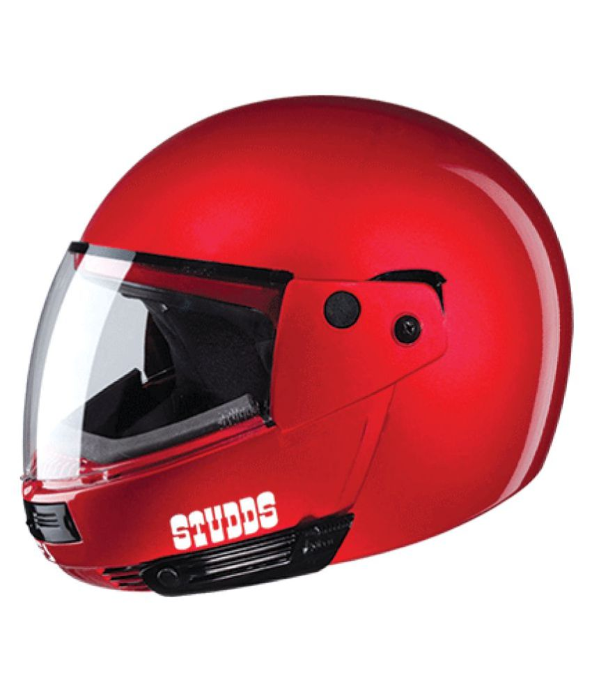 STUDDS NINJA PASTEL PLAINCHERRY RED Flip Up Helmet Red L Buy STUDDS
