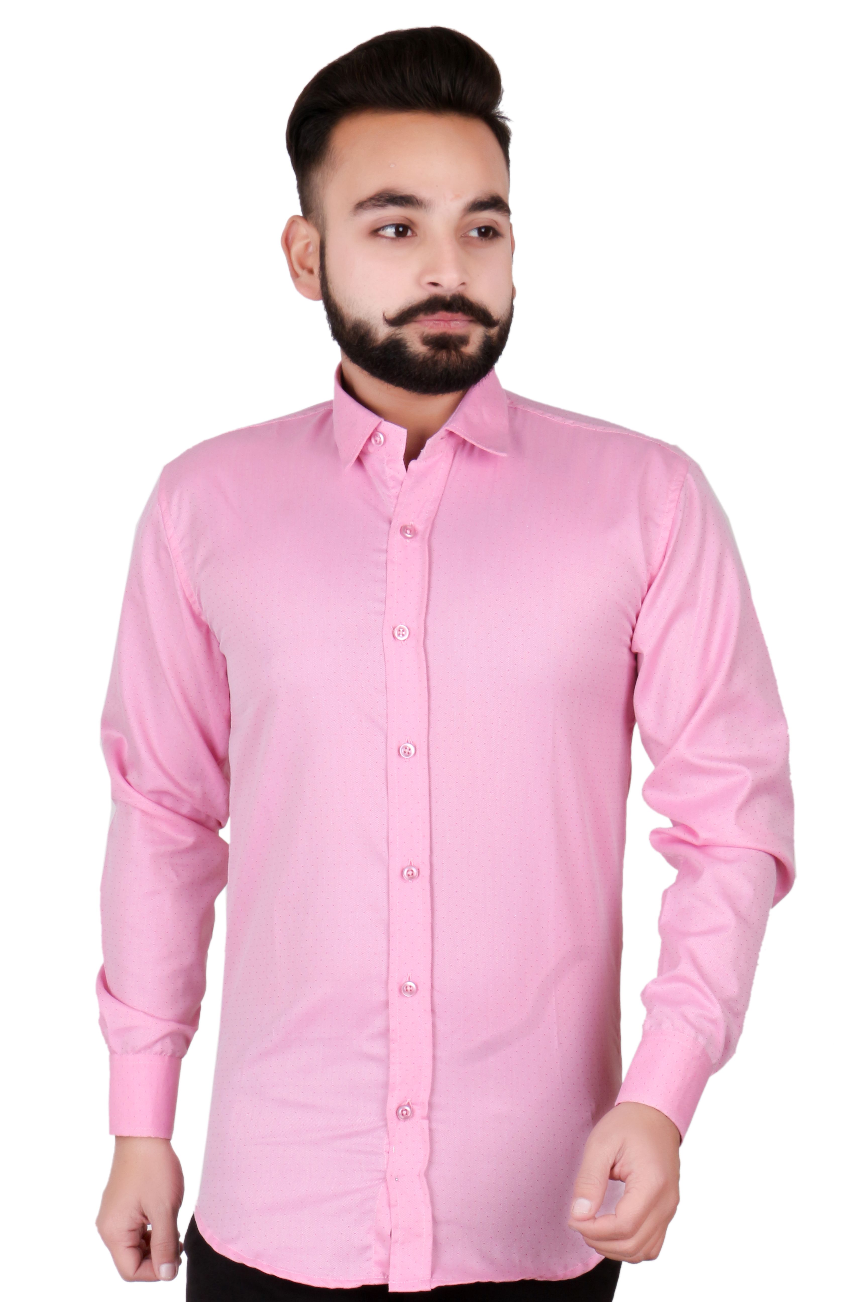 J P N Pink Slim Fit Shirt - Buy J P N Pink Slim Fit Shirt Online at ...