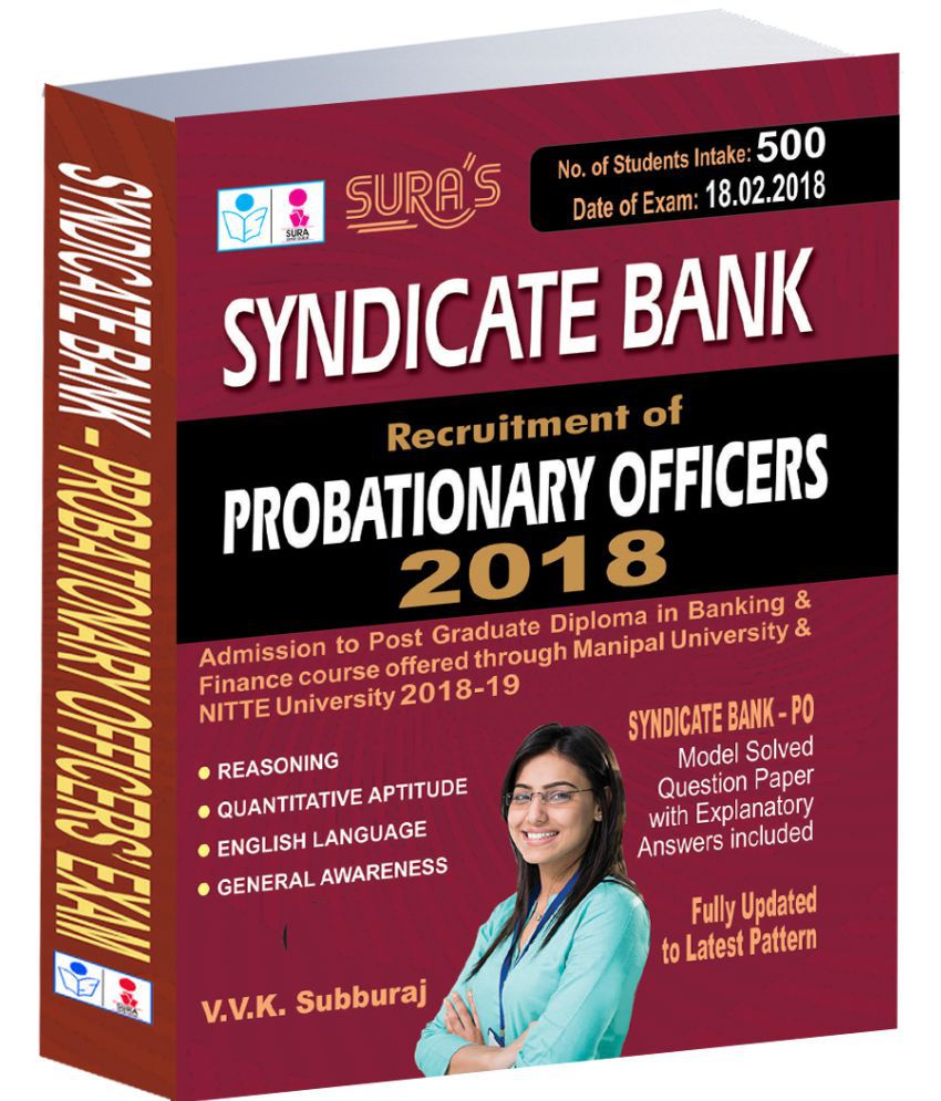 Syndicate Bank Probationary Officers Exam Books: Buy ...