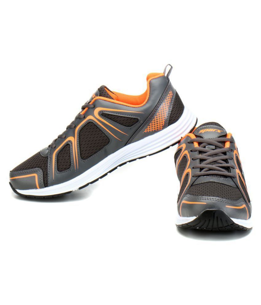 sparx women grey running shoes