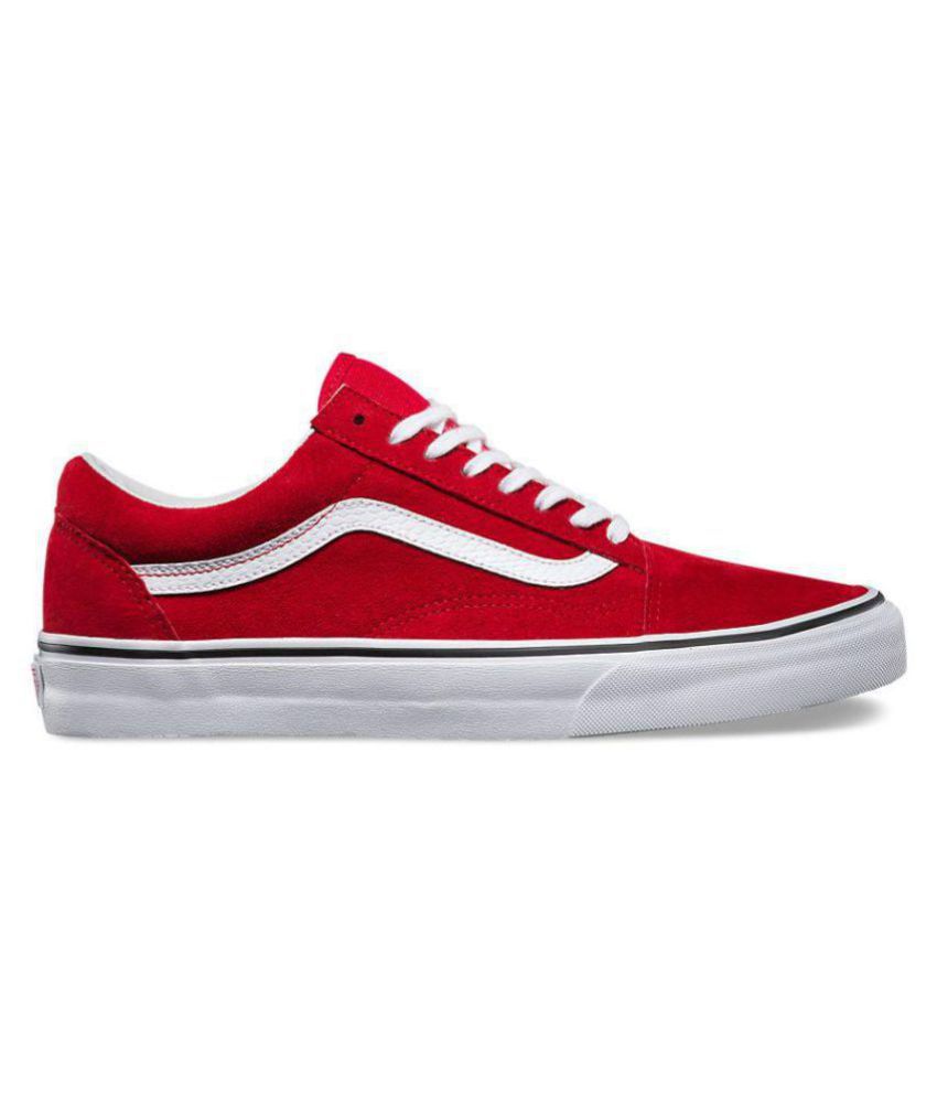 VANS Old Skool Sneakers Red Casual 