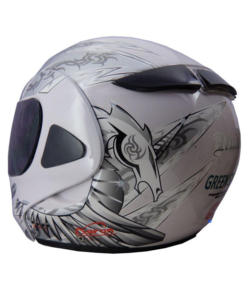 GREEN STONE Hnicon Bluetooth Helmet - Open Face Helmet White L: Buy