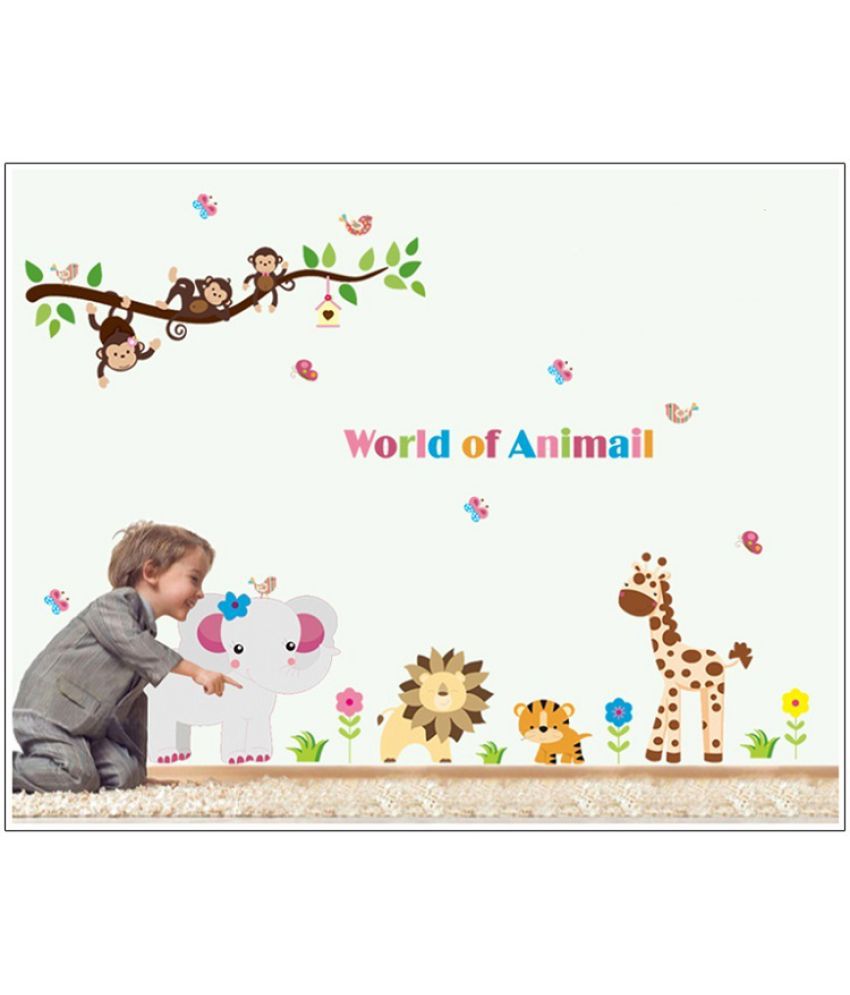     			Jaamso Royals World of Animal Wal Nature Nature PVC Sticker