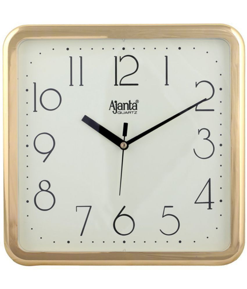 Ajanta Square Analog Wall Clock 24 cms Pack of 1 Buy Ajanta Square