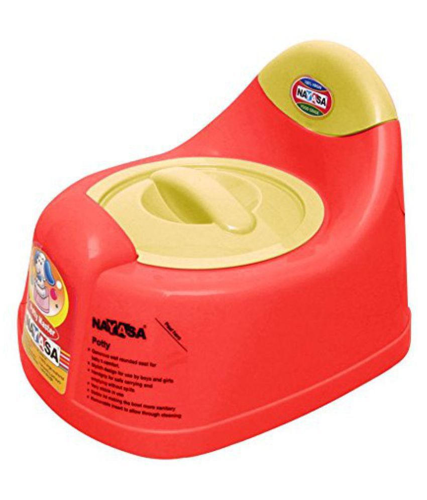 Nayasa Red Plastic Potty Seat: Buy Nayasa Red Plastic Potty Seat at ...