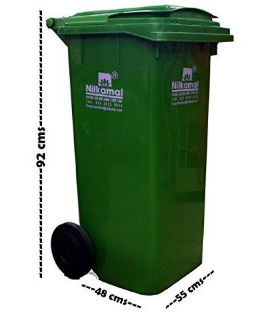 Nilkamal Big Garbage Waste Trash Bucket Dustbin With Lid And Strong