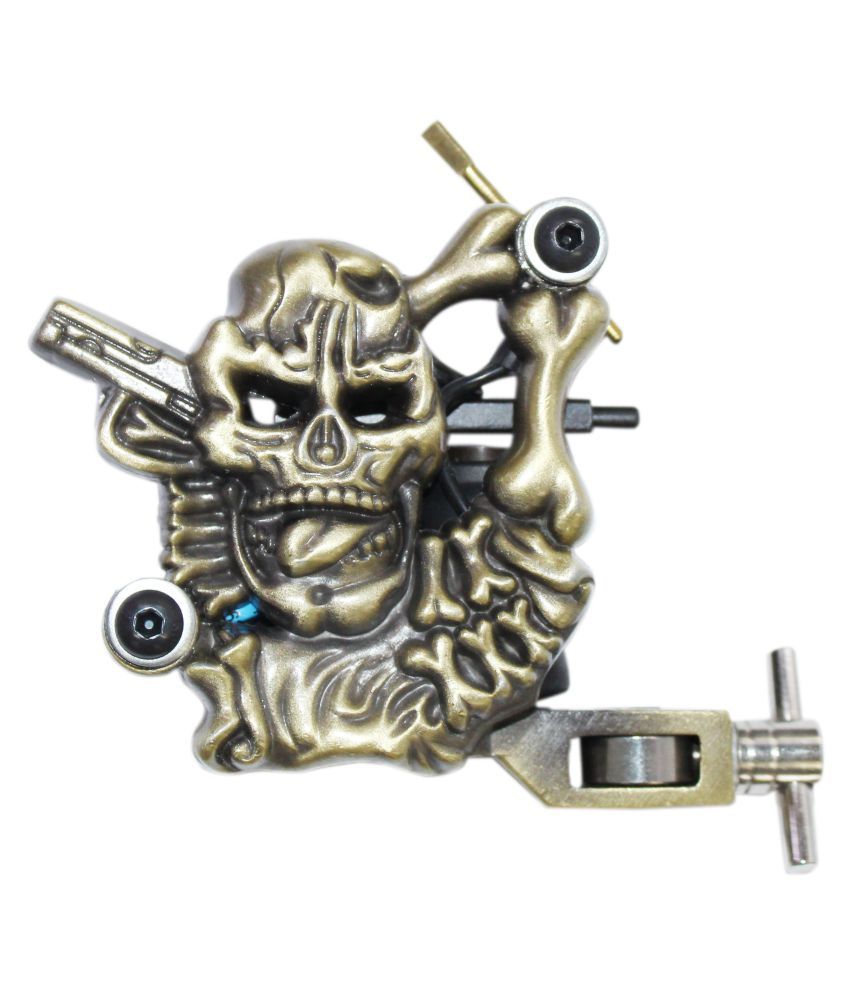 MUMBAI TATTOO SKULL COIL MACHINE GOLD (PACK OF 1) Buy Online at Best