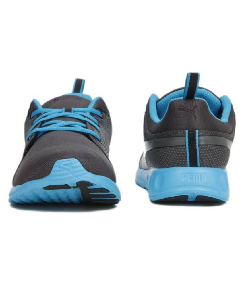 puma carson runner grey kids