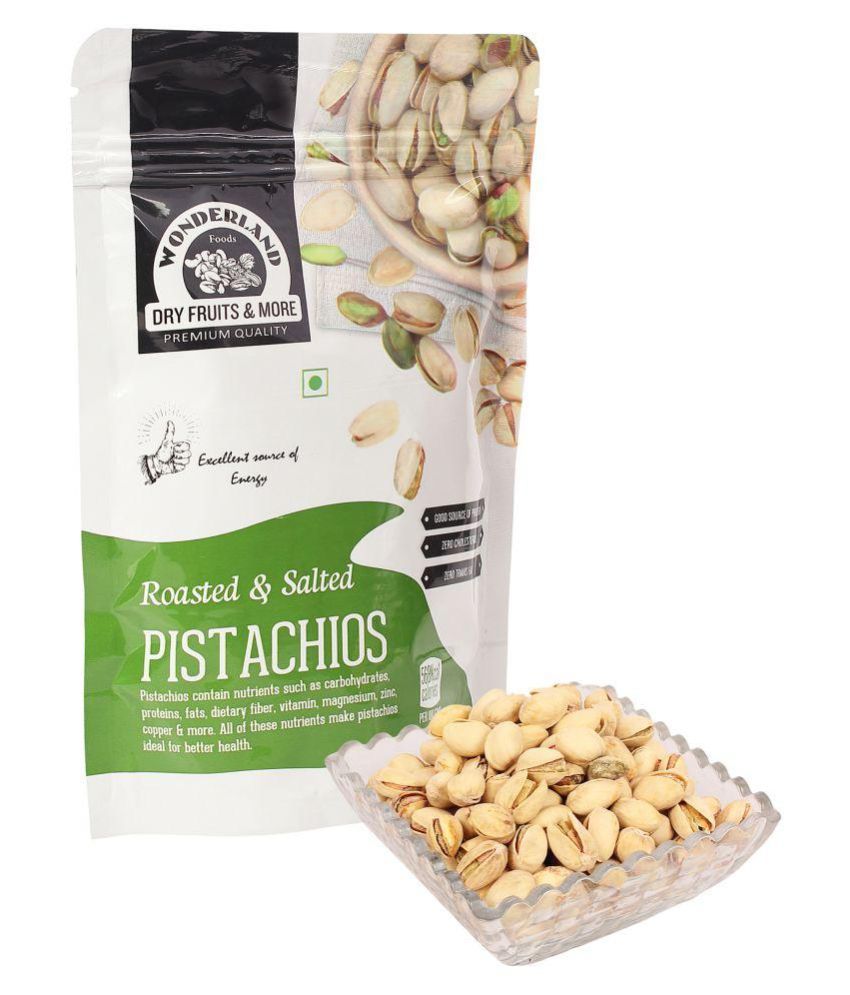Wonderland Roasted Pistachio Nut (Pista) & Salted Jumbo 200 gm Buy
