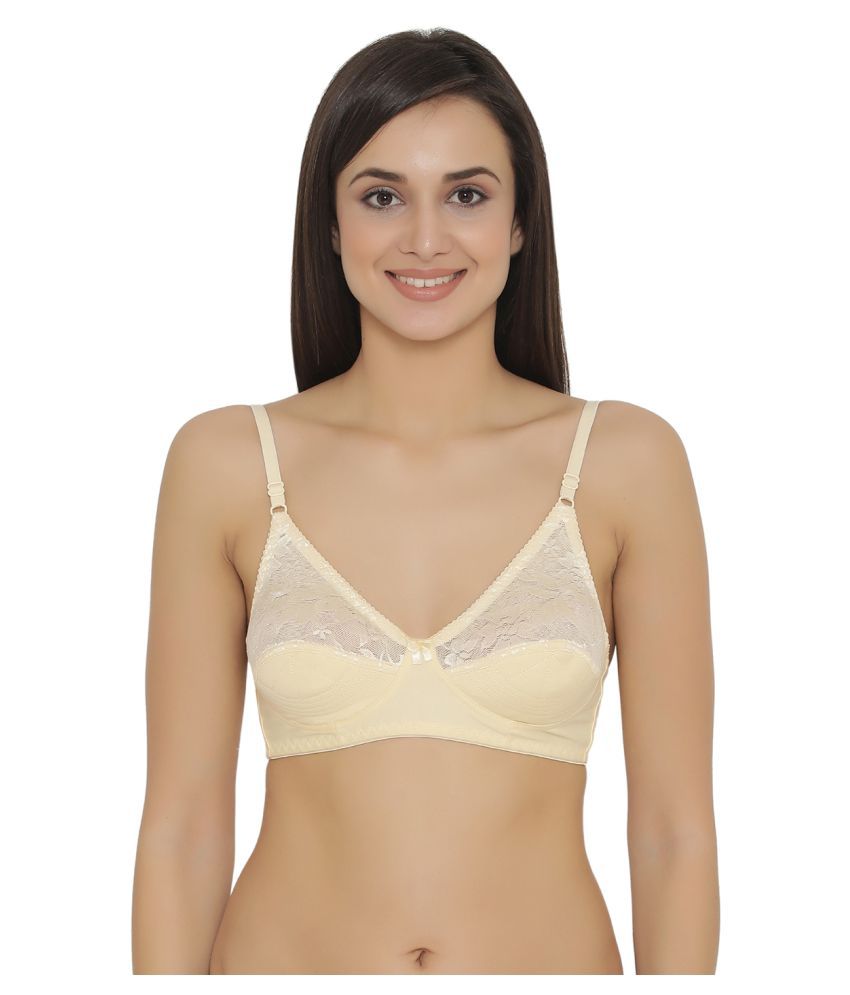     			Clovia Poly Cotton Non Padded Women's Shaping Bra ( Beige )