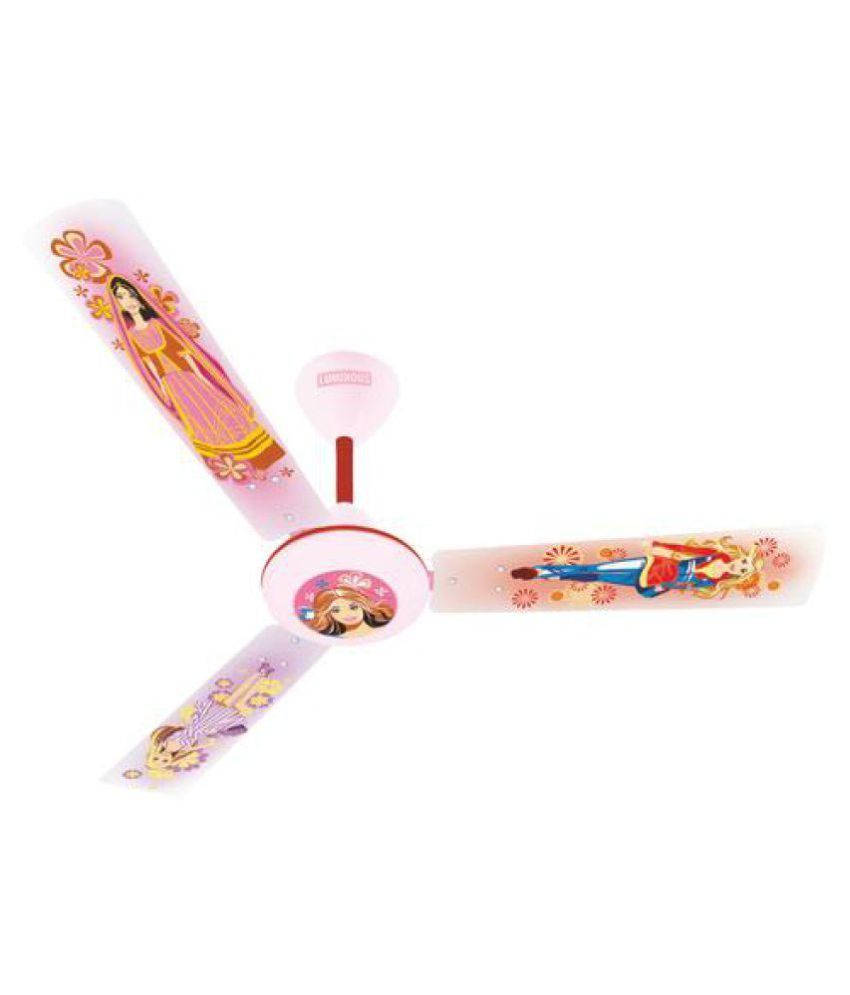 Luminous 320 Luminous Play Doll 1200 Mm Ceiling Fan Ceiling Fan Pink