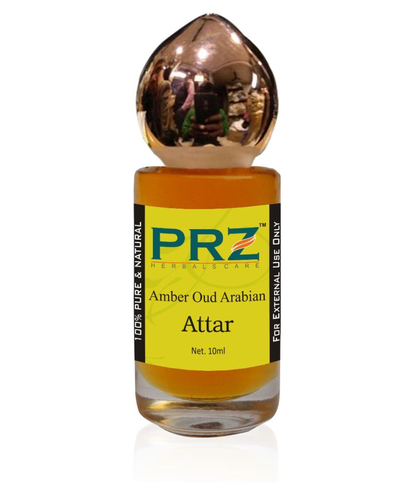 PRZ Amber Oud Arabian Attar Rollon For Unisex (10 ML) Pure Natural