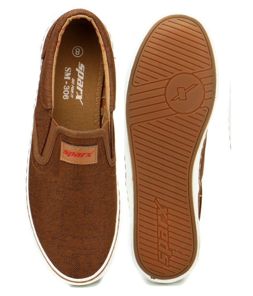 sparx men's mesh loafers