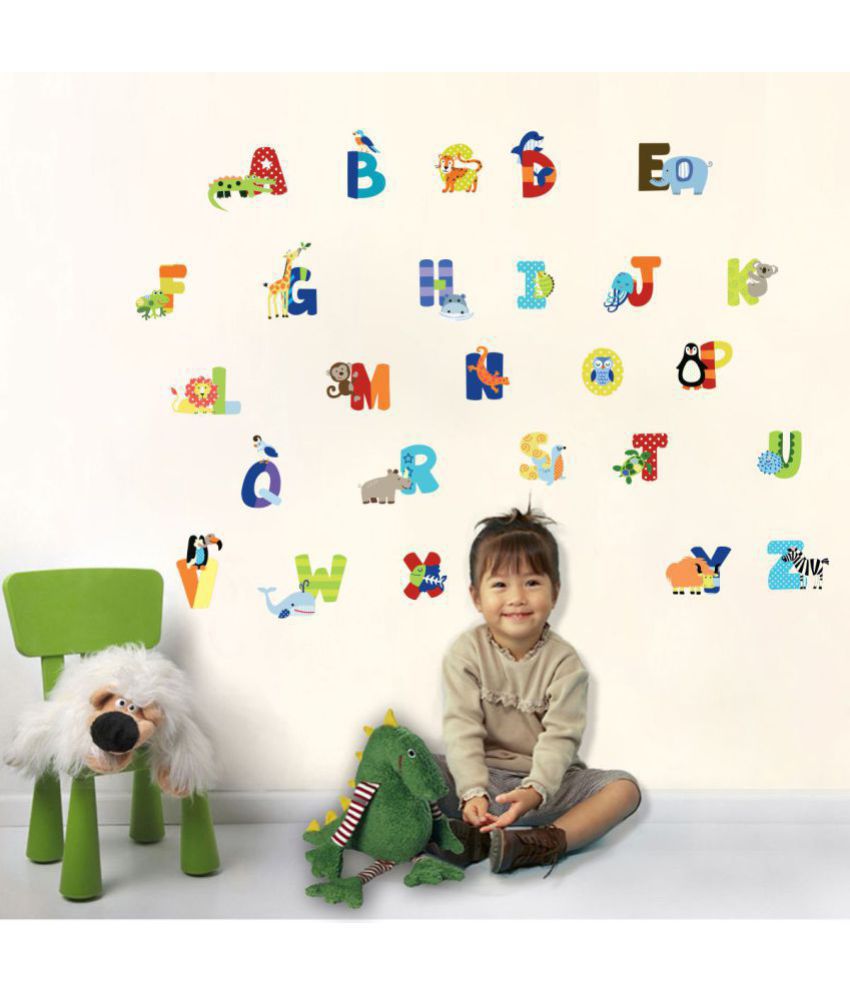     			Sticker Studio Abcd Alphabet Alphabet PVC Sticker