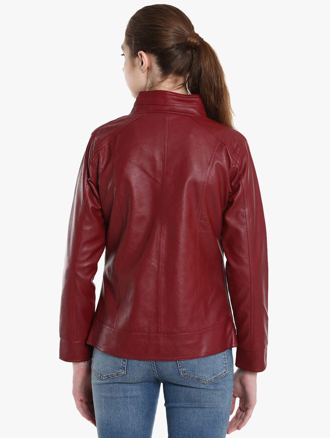 Buy Broadstar Leather Red Band Jacket Online at Best Prices in India ...