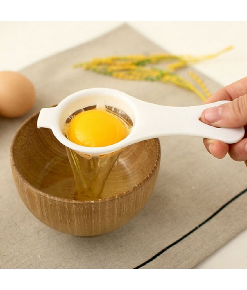 Friendly handle egg divider tool for breakfast egg separator mini