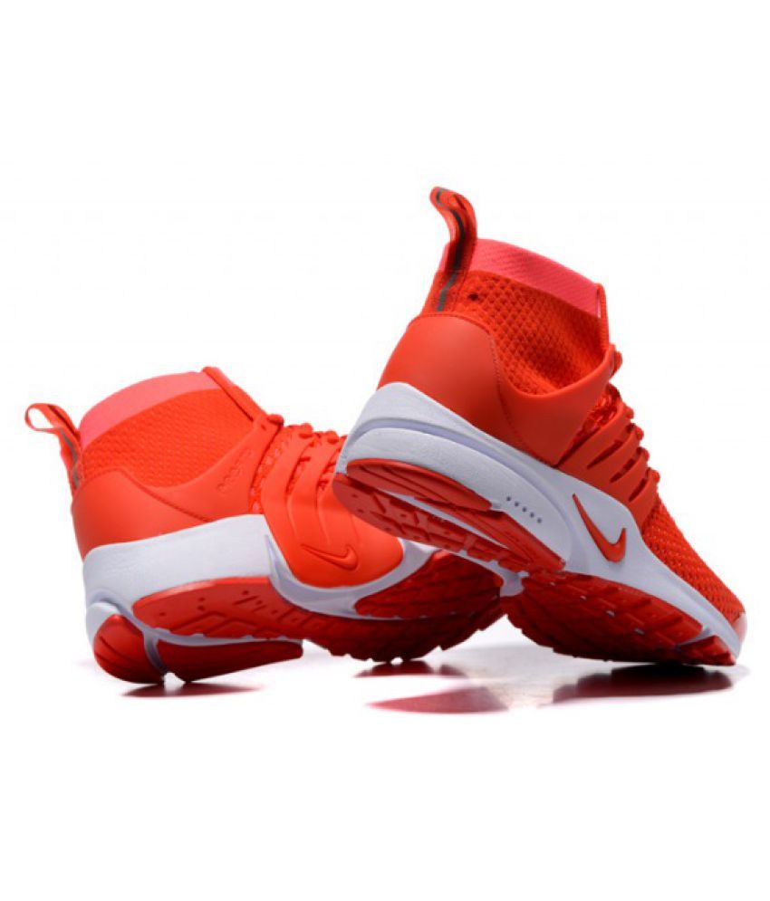 Running Air Presto High Ankle Shoes Red Running
