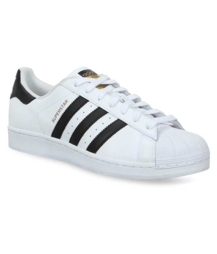 Adidas SUPERSTAR WHITE White Running Shoes - Buy Adidas SUPERSTAR WHITE