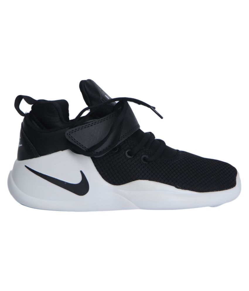nike men black kwazi mid top sneakers