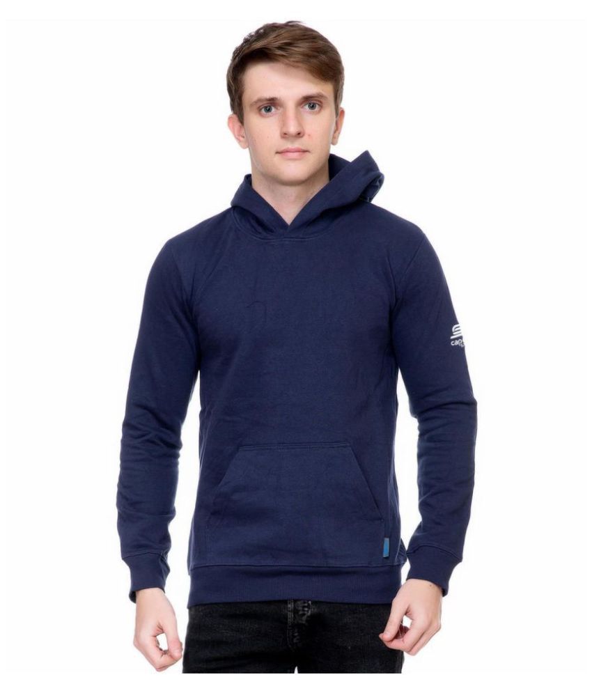     			KOTTY Blue Hooded Sweatshirt