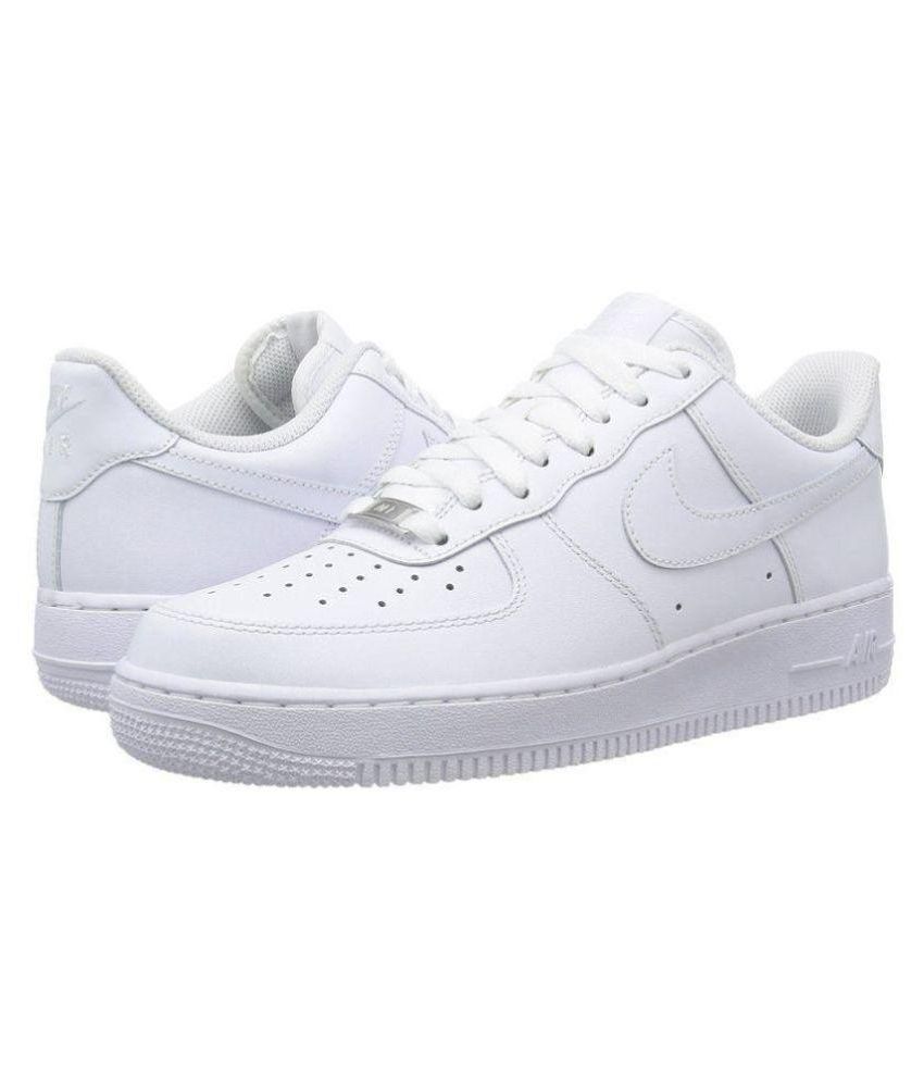 Nike AIR FORCE SHORT SNEAKERS White 