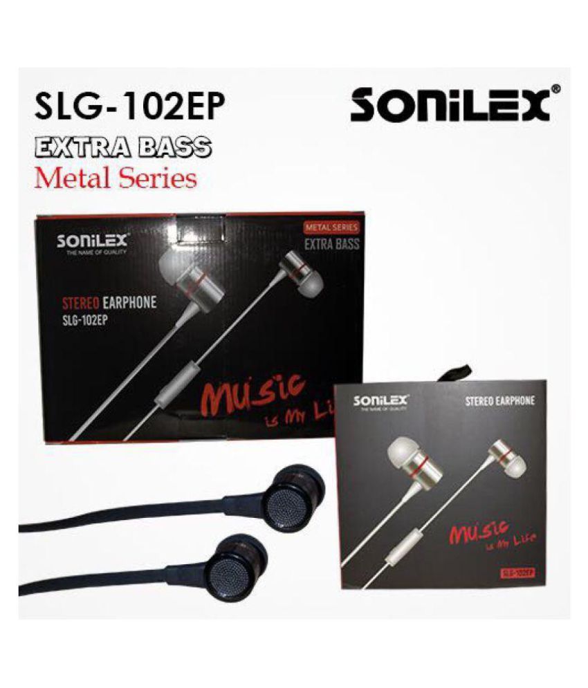 sonilex wired earphone