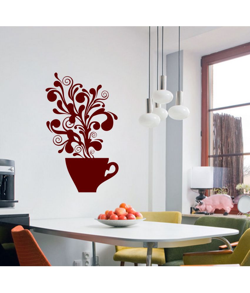     			Sticker Studio Tree in cup Floral Floral PVC Sticker