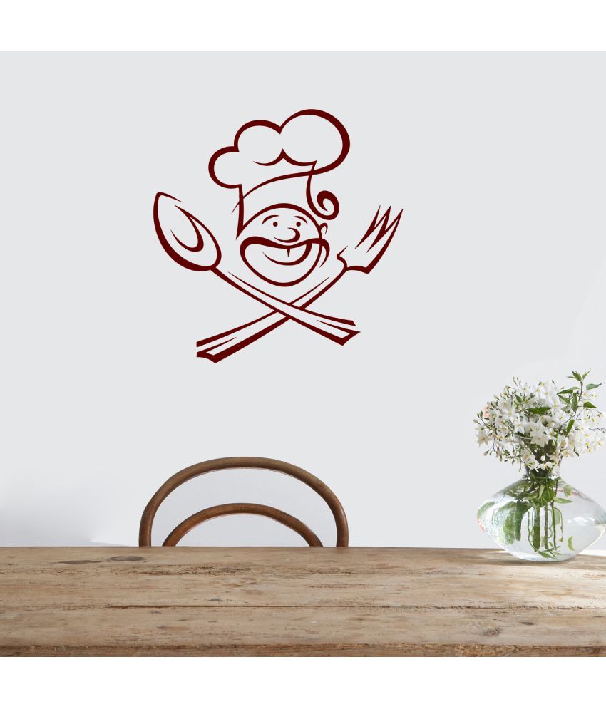     			Sticker Studio chef and spoon Floral Floral PVC Sticker