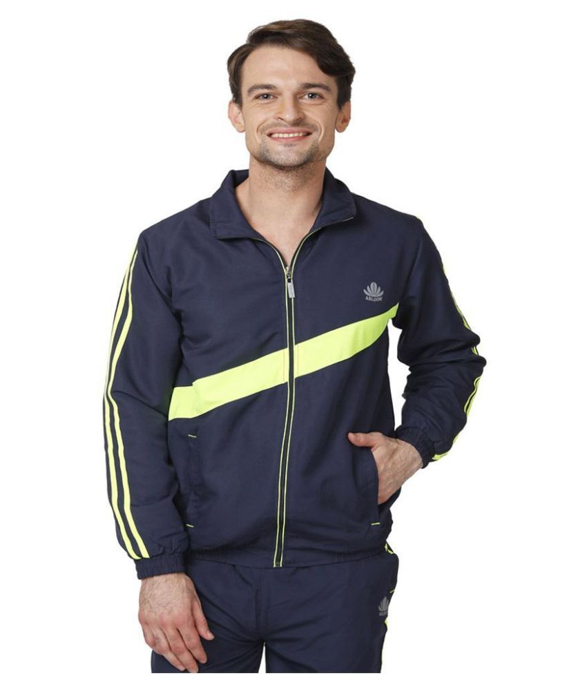 navy swoosh tracksuit