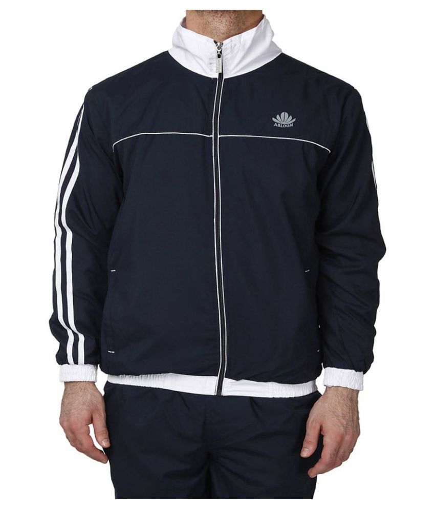 navy swoosh tracksuit