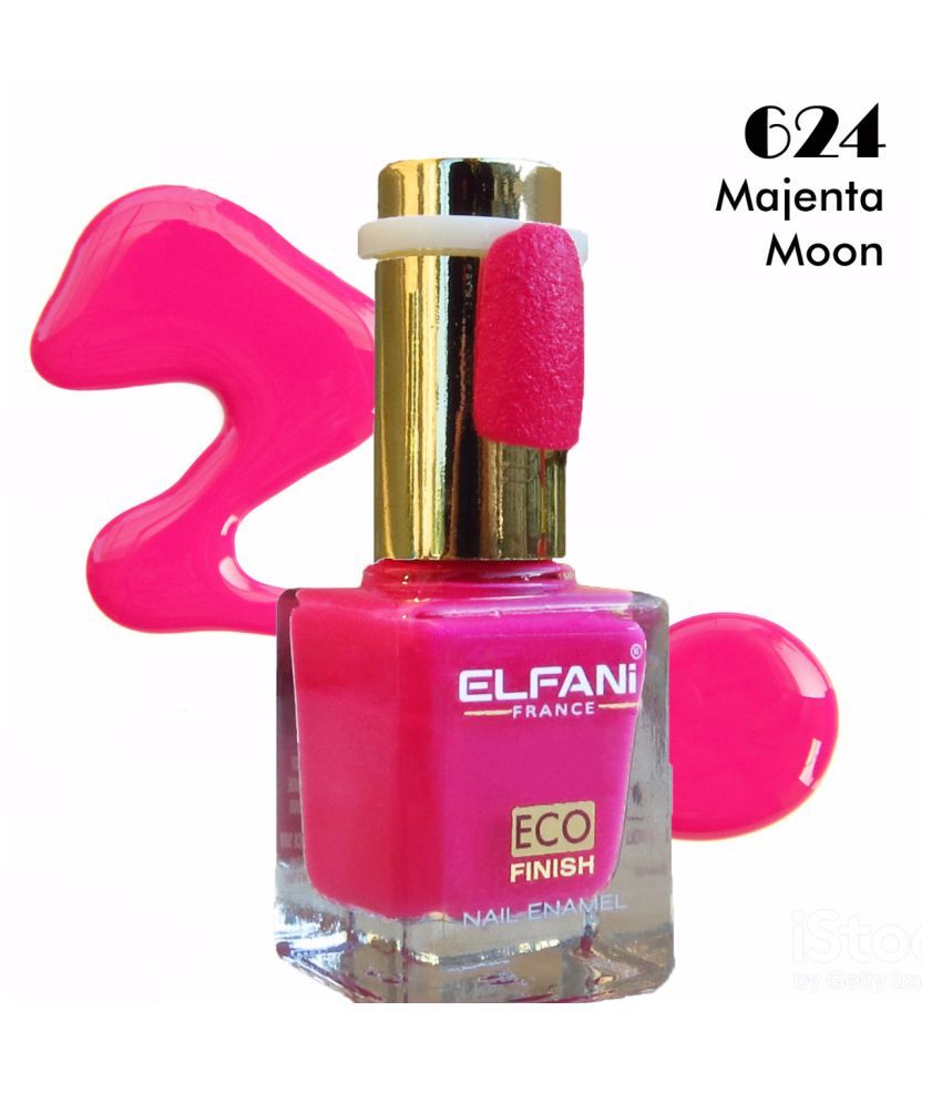     			Elfani Nail Polish Snow Coat Textured Magenta 9 mL