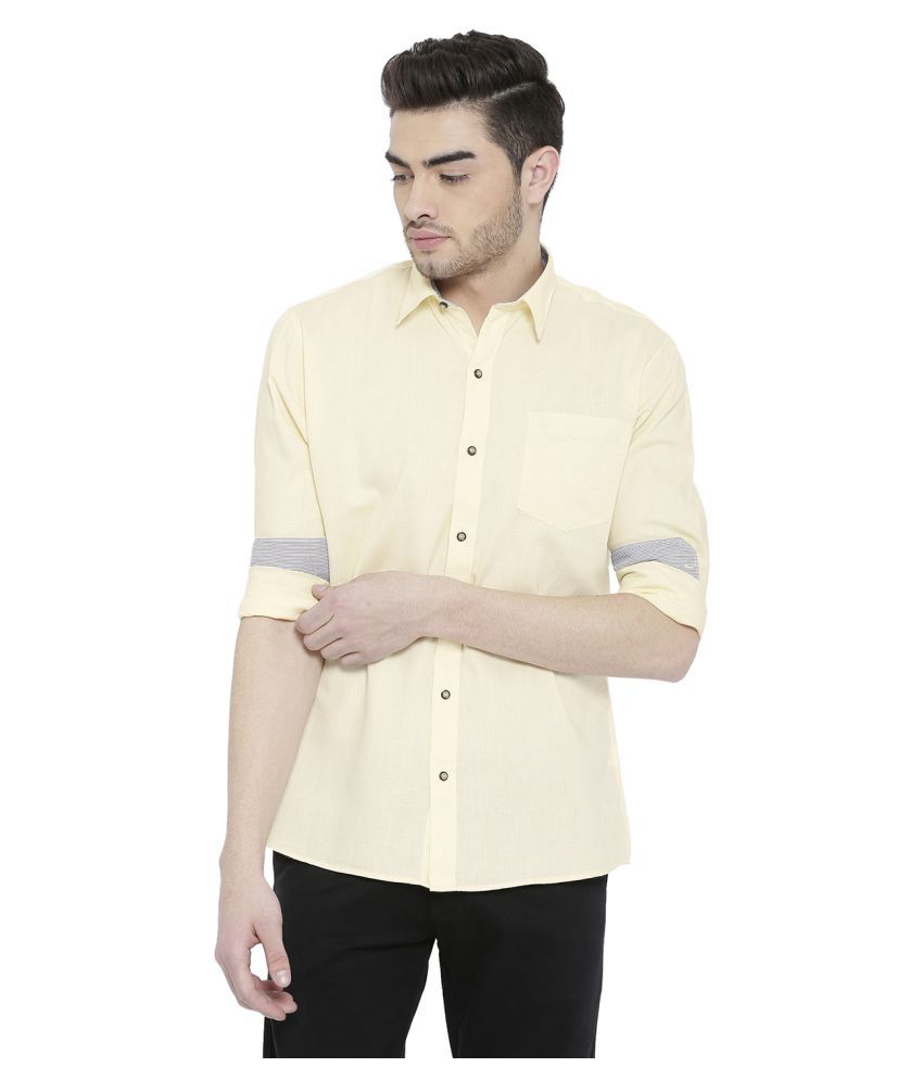     			Duke Yellow Slim Fit Shirt