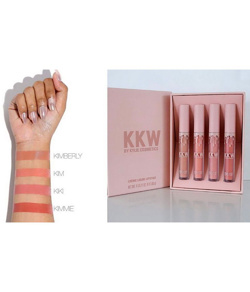 Kylie Kkw Creme Nude Liquid Lipstick Set Of 4 Buy Kylie Kkw Creme Nude