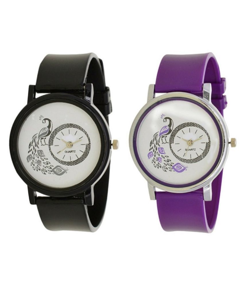 New Combo Of 2 Ladies Designer Analog Watch Price in India Buy New